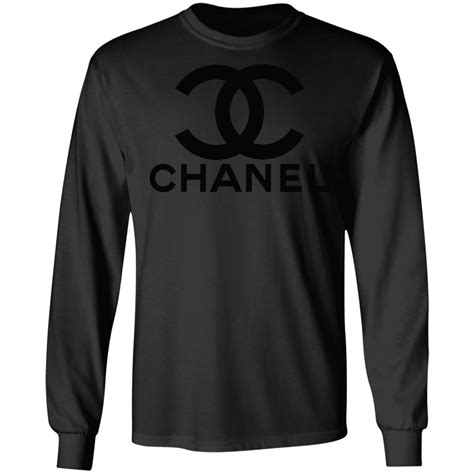 chanel shirt black|chanel t shirt for men.